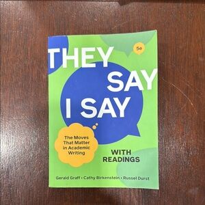 They Say I Say with Readings - Green Cover
